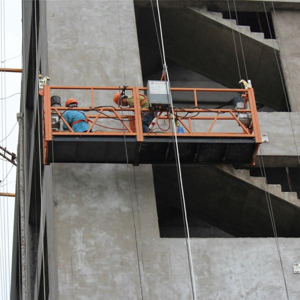Plataforma de trabalho temporária suspensa por corda de 6 metros para limpeza de janelas #1 image