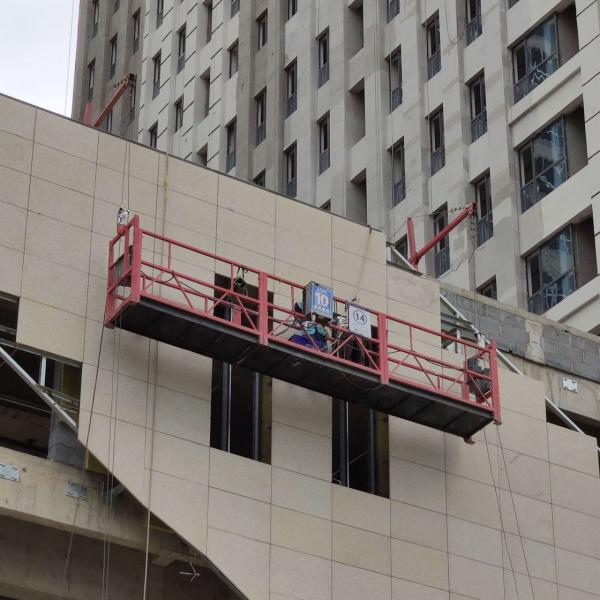 Plataforma de trabalho suspensa em corda de aço galvanizado para manutenção #6 image